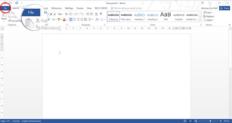 มาเปลี่ยน Theme และสีพื้นกระดาษใน MS Word เพื่อถนอมสายตากัน