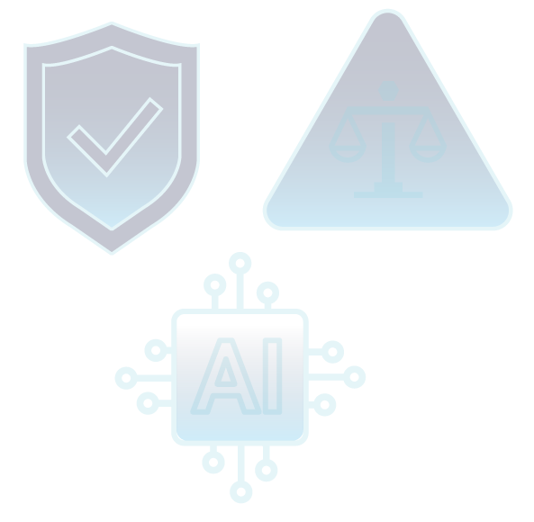 Copyright AI Awareness Icons